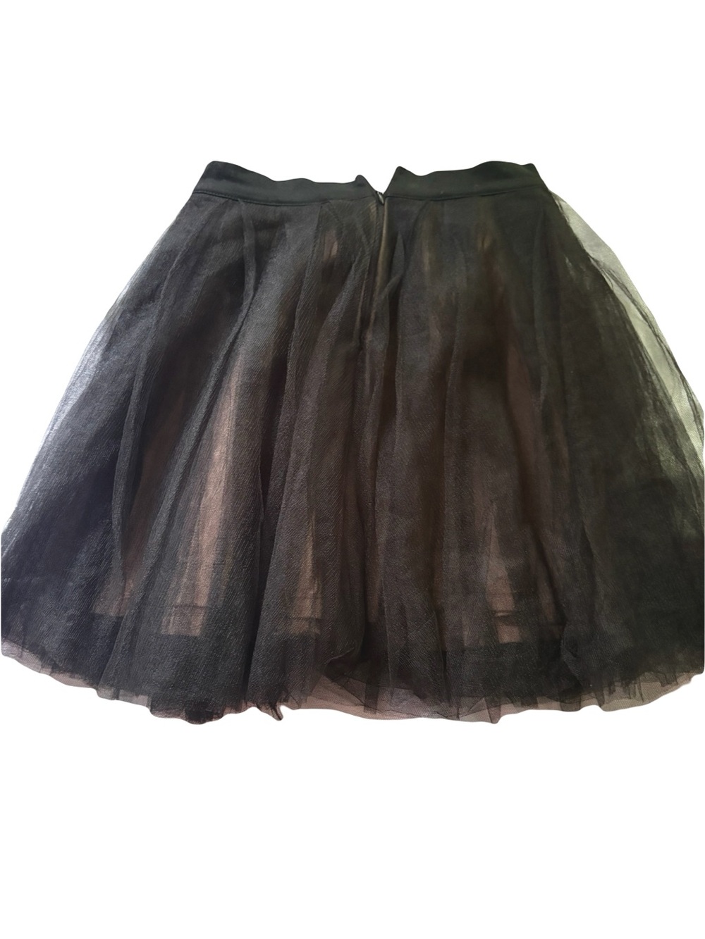 Black Tulle Layered Women’s Skirt - Picture 2 of 4